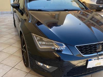 Usata Seat Leon FR 150 CV (110 kW) 2014 Nero Berlina