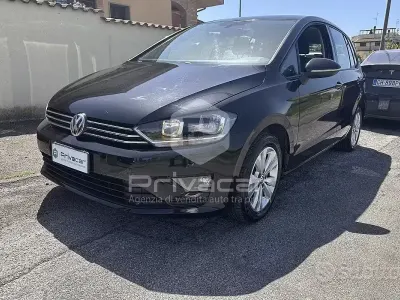 Usata VW Golf Sportsvan Highline 125 CV (91 kW) 2015 Nero Monovolume