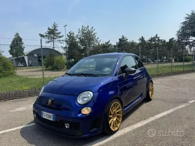 Usata Abarth 595 160 CV (117 kW) 2016 Blu metallizzato Utilitaria