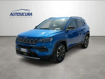 Käytetty Jeep Compass Limited 131 HP (96 kW) 2021 Sininen Katumaasturi