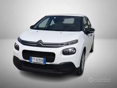 Usata Citroën C3 Live 102 CV (75 kW) 2019 Bianco pastello Utilitaria