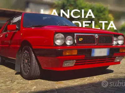 Usata Lancia Delta 200 CV (147 kW) 1989 Rosso Utilitaria