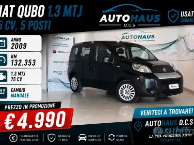 Usata Fiat Qubo Trekking 75 CV (55 kW) 2009 Nero Monovolume