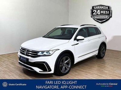 Usata VW Tiguan R-line 150 CV (110 kW) 2022 Pure white SUV
