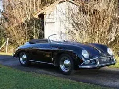 Usata Porsche 356 75 CV (55 kW) 1957 Nero Cabrio