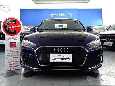 Usata Audi A5 Sportback Advanced 163 CV (119 kW) 2020 Blu Utilitaria