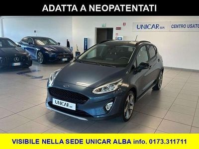 Usata Ford Fiesta Active 101 CV (74 kW) 2019 Chrome blu + tetto nero Utilitaria