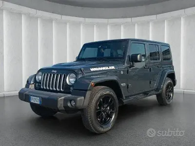 Usata Jeep Wrangler Unlimited Sahara 200 CV (147 kW) 2018 Grigio SUV
