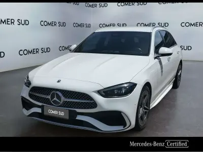 Usata Mercedes C220 AMG Line Premium 197 CV (144 kW) 2024 Bianco polare Station wagon