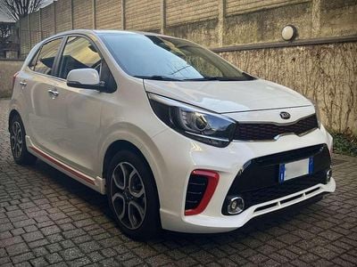 Usata Kia Picanto GT-Line 67 CV (49 kW) 2019 Bianco Utilitaria
