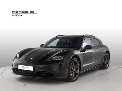 Occasion Porsche Taycan Sport Turismo 300 kW (408 PK) 2022 Zwart Sedan