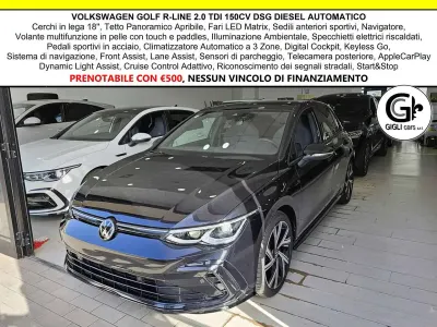 Usata VW Golf VIII R-line 150 CV (110 kW) 2024 Nero Berlina