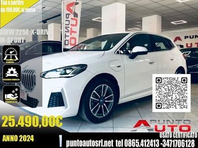 Usata BMW 225 Active Tourer M Sport 136 CV (100 kW) 2023 Bianco Monovolume