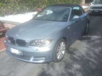 Usata BMW 120 Cabriolet Efficient Dynamics 170 CV (125 kW) 2009 Blu/azzurro Cabrio