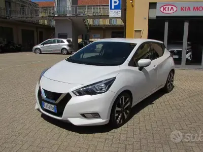 Usata Nissan Micra Tekna 90 CV (66 kW) 2017 Bianco Utilitaria