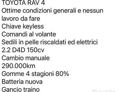 Usata Toyota RAV4 2009 Nero SUV