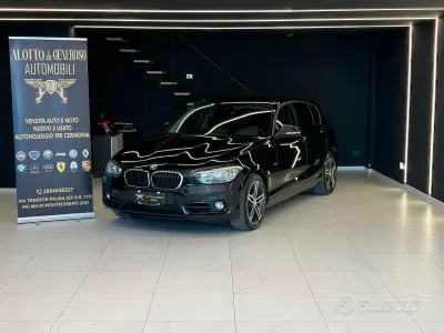 Usata BMW 118 Sport Line 150 CV (110 kW) 2017 Nero Berlina