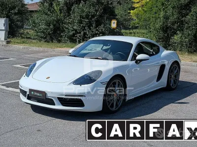 Usata Porsche 718 Cayman 300 CV (220 kW) 2019 Bianco Coupé
