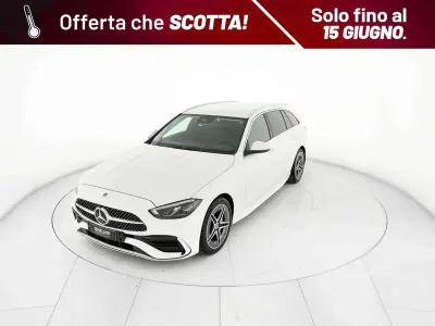 Usata Mercedes C220 Premium 200 CV (147 kW) 2021 Bianco Station wagon