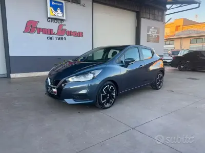 Usata Nissan Micra Acenta 92 CV (67 kW) 2021 Grigio Utilitaria