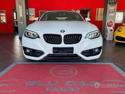 Usata BMW 218 Luxury Line 136 CV (100 kW) 2020 Bianco Cabrio