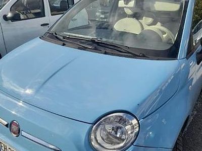 Usata Fiat 500C 95 CV (69 kW) 2013 Blu Cabrio