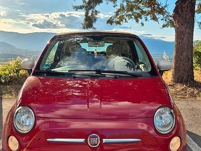 Usata Fiat 500C 69 CV (50 kW) 2013 Rosso Cabrio