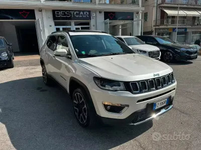 Usata Jeep Compass Limited 170 CV (125 kW) 2018 Bianco SUV