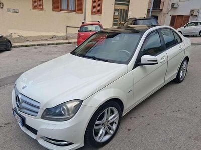 Usata Mercedes C220 Executive 170 CV (125 kW) 2013 Bianco Berlina