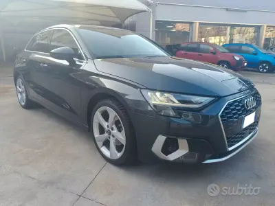 Usata Audi A3 Advanced 150 CV (110 kW) 2022 Grigio Berlina