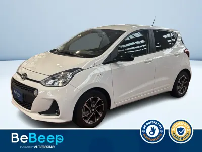 Usata Hyundai i10 Prime 67 CV (49 kW) 2019 Bianco pastello Utilitaria