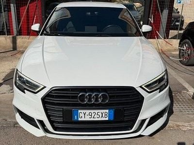 Usata Audi A3 S-Line 150 CV (110 kW) 2017 Bianco Berlina