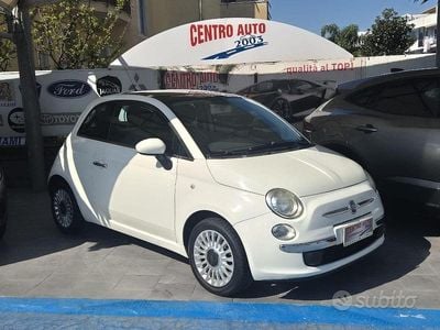 Usata Fiat 500 Lounge 69 CV (50 kW) 2010 Bianco Utilitaria