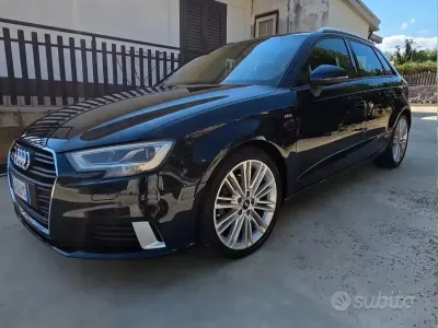 Usata Audi A3 Sport 116 CV (85 kW) 2017 Bluazzurro Berlina