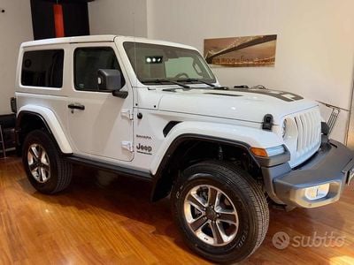 Usata Jeep Wrangler Sahara 200 CV (147 kW) 2020 Bianco SUV