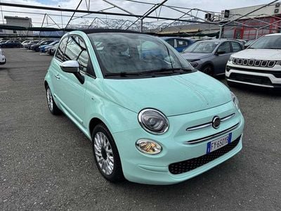 Usata Fiat 500C 69 CV (50 kW) 2019 Celeste Cabrio