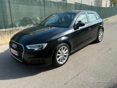 Begagnad Audi A3 Sport 116 HK (85 kW) 2017 Svart Sedan