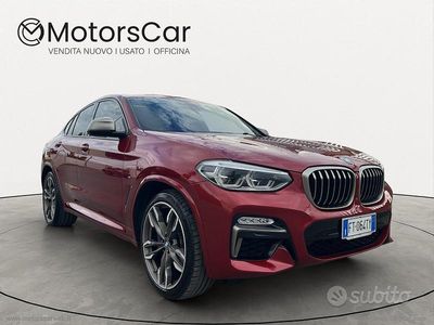 Usata BMW X4 Sport Line 326 CV (239 kW) 2018 Rosso SUV