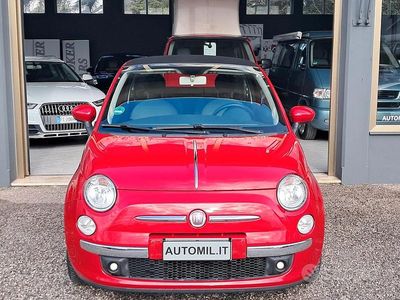 Usata Fiat 500C Lounge 69 CV (50 kW) 2011 Rosso Cabrio