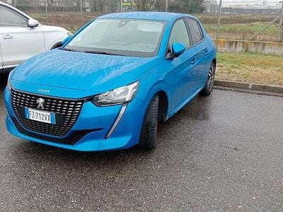 Usata Peugeot 208 Allure 101 CV (74 kW) 2020 Blu Utilitaria