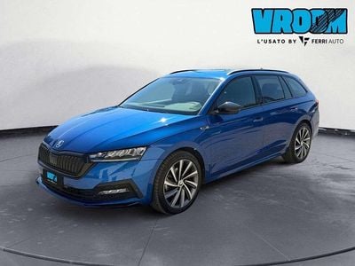 Usata Skoda Octavia SportLine 150 CV (110 kW) 2023 Blu Station wagon