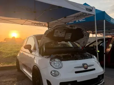 Usata Abarth 500 135 CV (99 kW) 2009 Bianco Utilitaria