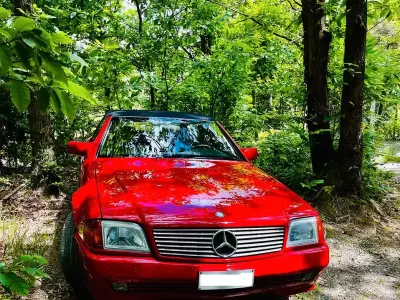 Gebraucht Mercedes SL300 231 PS (169 kW) 1993 Rot Cabrio