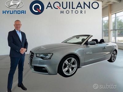 Usata Audi A5 Cabriolet Business Plus 190 CV (139 kW) 2015 Grigio Cabrio