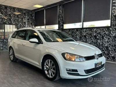 Usata VW Golf VII Highline 150 CV (110 kW) 2017 Bianco Station wagon