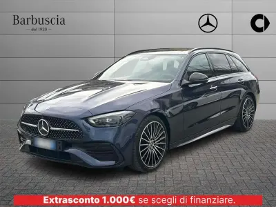 Usata Mercedes C220 AMG Line Premium 197 CV (144 kW) 2024 Blu/azzurro Station wagon