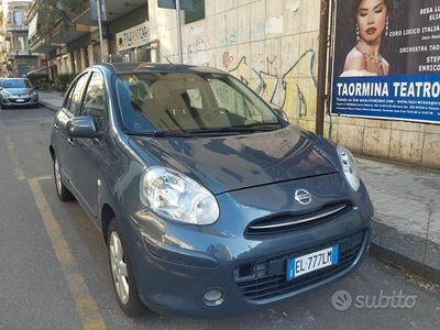 Usata Nissan Micra Tekna 80 CV (58 kW) 2012 Grigio Utilitaria