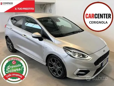 Usata Ford Fiesta ST-Line 86 CV (63 kW) 2018 Grigio Utilitaria
