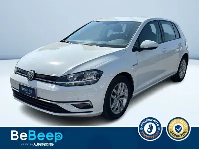 Usata VW Golf VII Trendline 110 CV (80 kW) 2018 Bianco Berlina