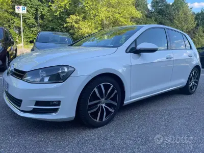 Usata VW Golf VII 150 CV (110 kW) 2015 Bianco Berlina